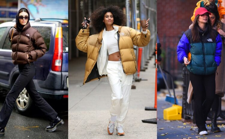  7 The North Face Jacket Outfit Ideas to Borrow From the Supers