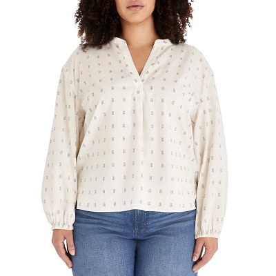  Thursday’s Workwear Report: Cotton Popover Top