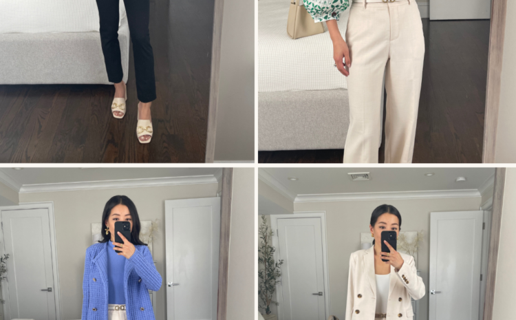  Ann Taylor Sale: Petite Work Outfits Try-ons